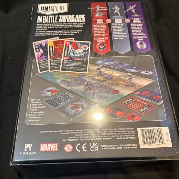 Unmatched: Marvel: For King and Country - Restoration Games Unmatched Marvel Board Game King & Country NEW SEALED